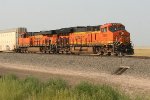 BNSF power SB autorack heading for Oklahoma